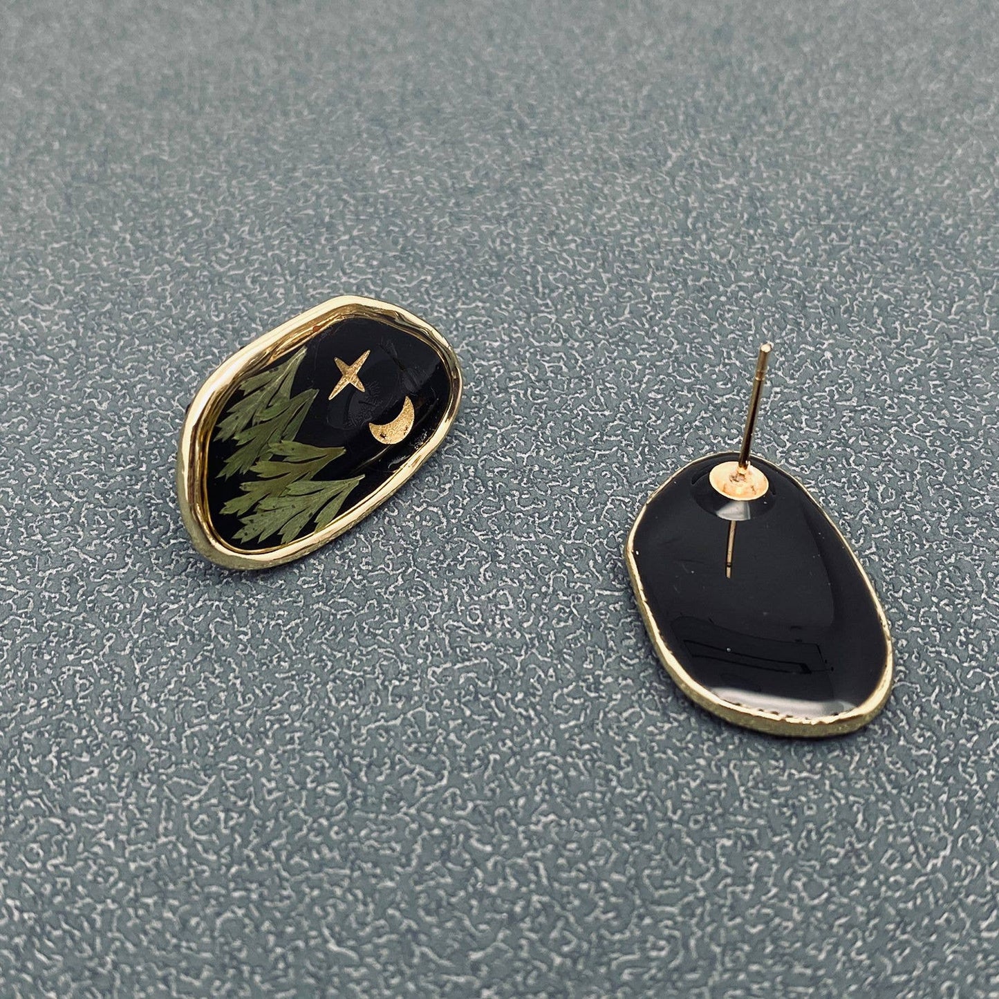 Forest Under Starry Sky Ear Studs