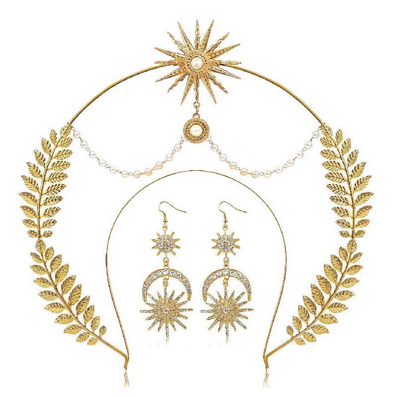 Goddess Headband and Earring Set