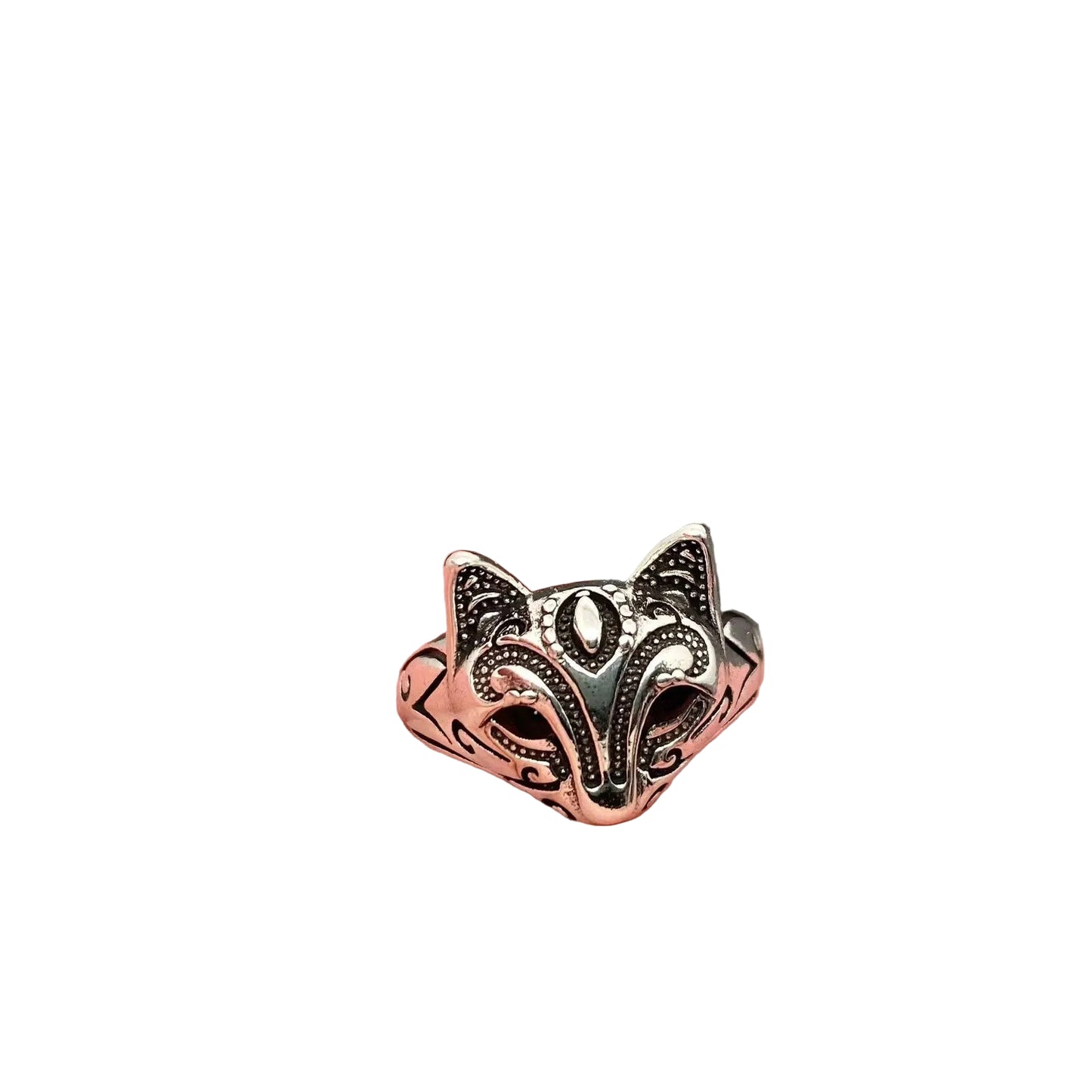 Cat Face Fox Mask Adjustable Ring