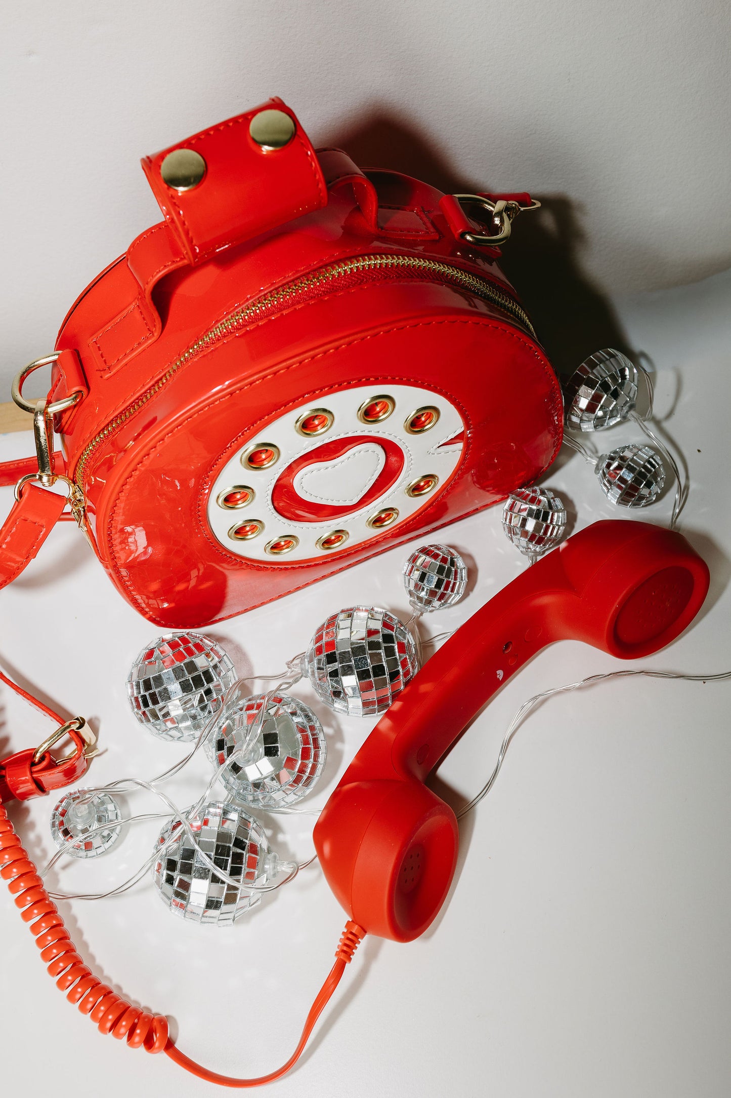 Retro Rotary Phone Crossbody Bag