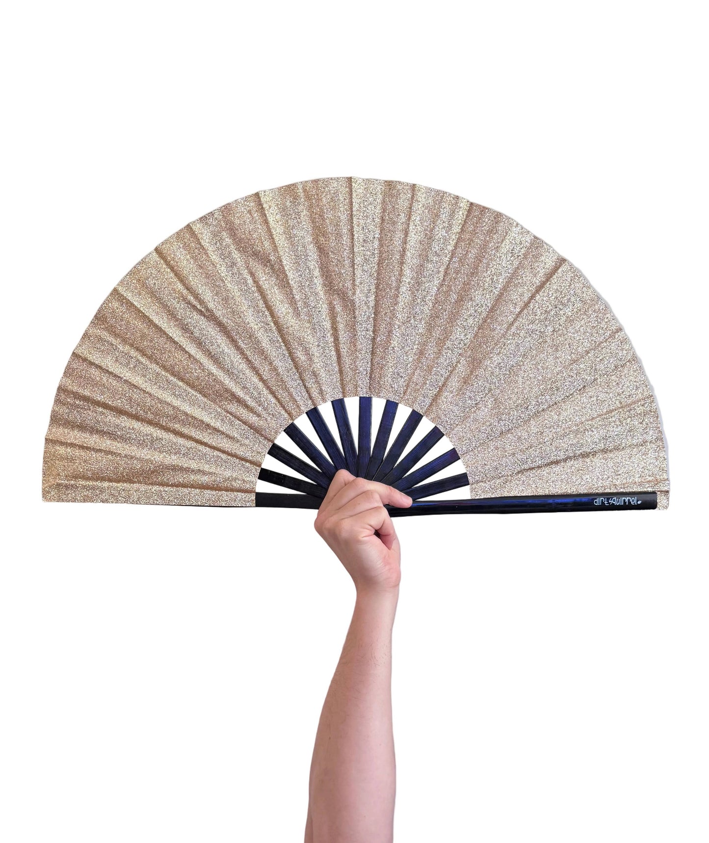 Gold Glitter Fan