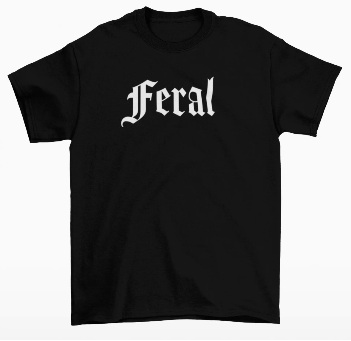 100% Cotton Wickedly Divine Shop Feral Tee