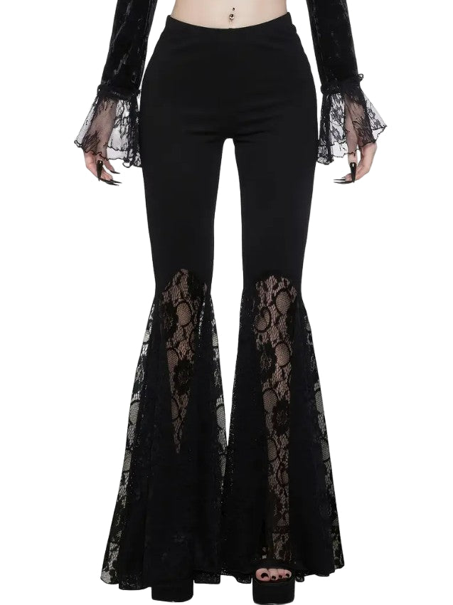 Black Lace Bell Bottoms