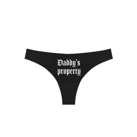 WDS Daddy's Property Thong