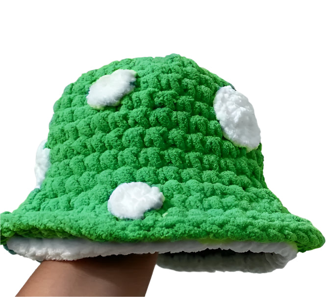 Super Soft Crochet Mushroom Hat