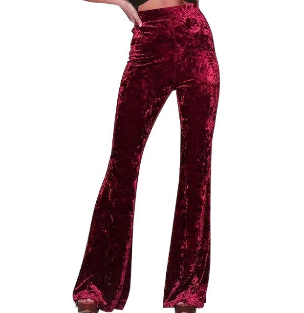 Red Velvet Stretch Flare