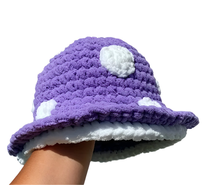 Super Soft Crochet Mushroom Hat