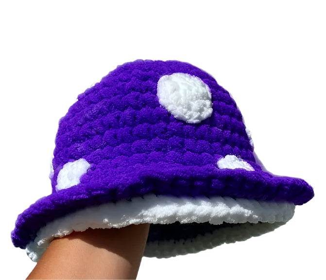 Super Soft Crochet Mushroom Hat