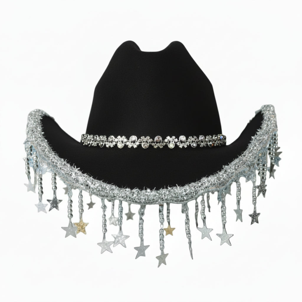 Starry Fringe Cowboy Hat